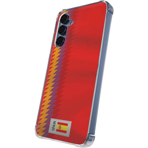 Spain Soccer Flag Galaxy S24 Clear Case